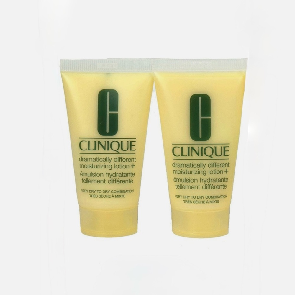 NEW 2x Clinique Dramatically Different Moisturizing Lotion+ Convenient Travel
